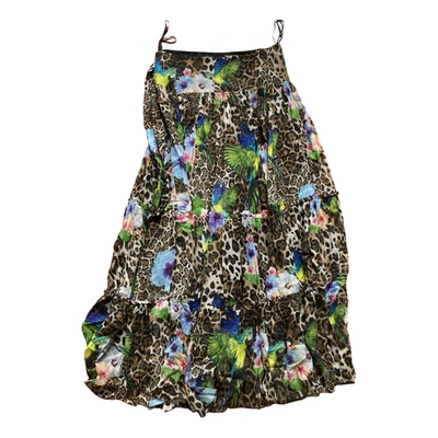 Pre-owned Philipp Plein Maxi Skirt In Multicolour