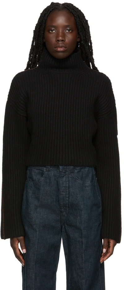 Shop Acne Studios Black Kabril Turtleneck In 900 Black