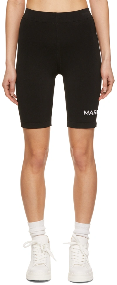 Shop Marc Jacobs Black 'the Sport Short' Shorts In 001 Black