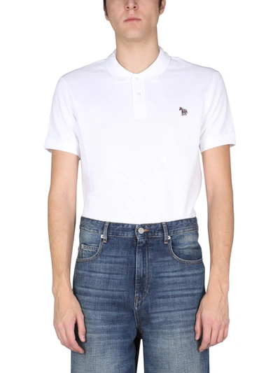 Shop Ps By Paul Smith Slim Fit Polo In White