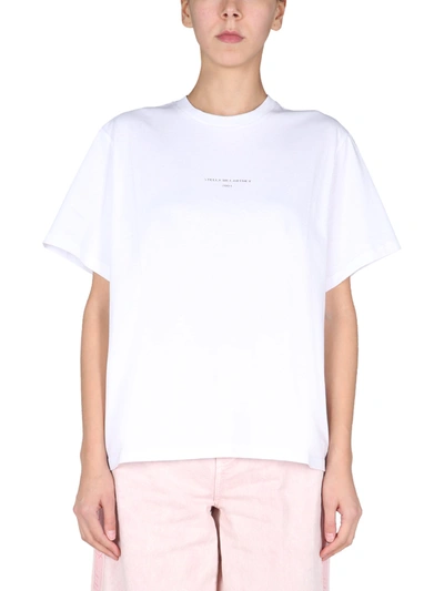Shop Stella Mccartney Crew Neck T-shirt In White