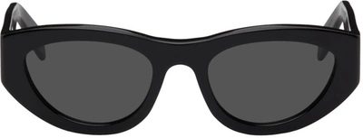 Shop Marni Black Rainbow Mountains Sunglasses