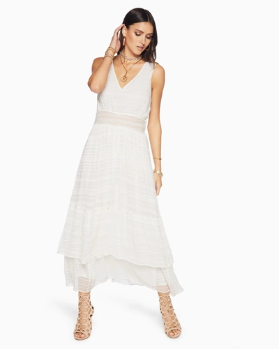 Shop Ramy Brook Tate Tiered Maxi Dress In Ivory