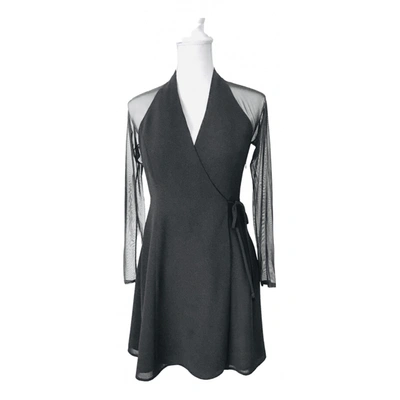 Pre-owned Laundry By Shelli Segal Mini Dress In Black