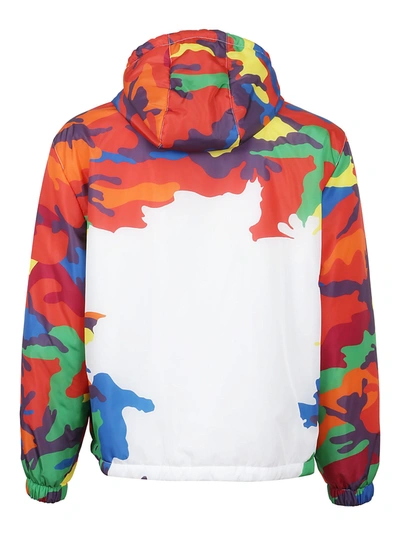 Shop Valentino Men's Multicolor Polyamide Outerwear Jacket