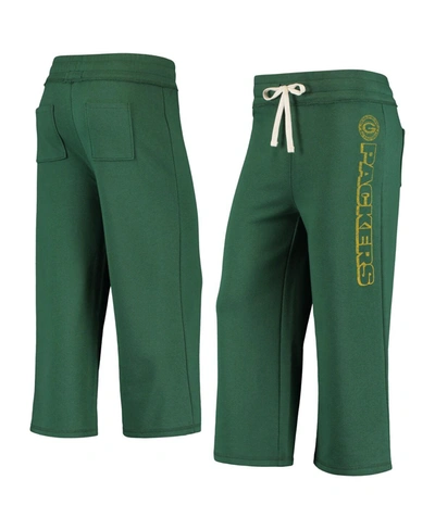 Shop Junk Food Women's  Green Green Bay Packers Cropped Pants