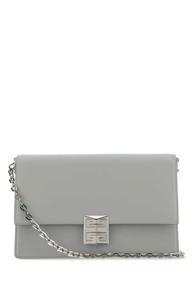Shop Givenchy 4g Medium Shoulder Bag In Grey