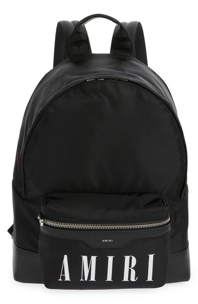 Shop Amiri Nylon Backpack In Black