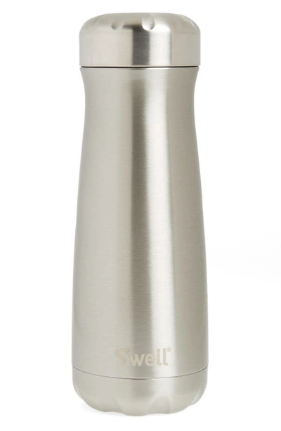 Shop S'well Traveler 20-ounce Insulated Stainless Steel Bottle In Silver Lining