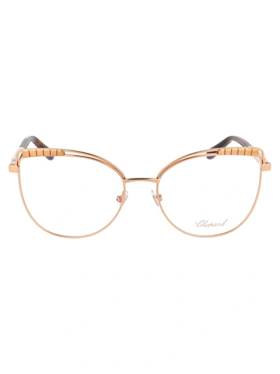 Shop Chopard Vchc70 Glasses In 08fc Shiny Copper Gold