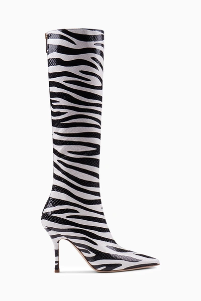 Shop Paris Texas Zebra Print Mama Boots
