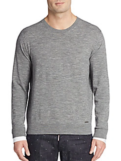 Dsquared2 Marled Wool-blend Sweater In 0400088240523