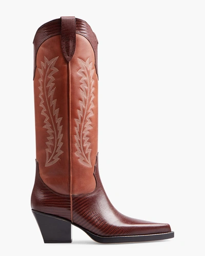 Shop Paris Texas El Dorado Embroidered Boots In Fondente