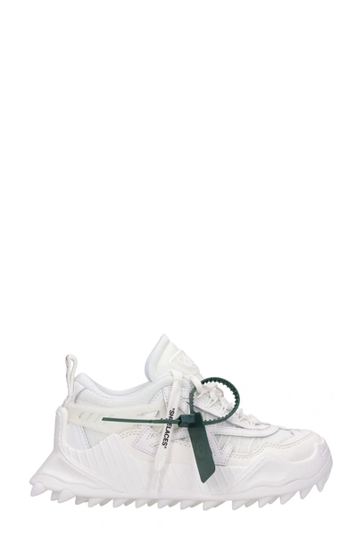 Shop Off-white Odsy 1000 Sneakers In White Synthetic Fibers