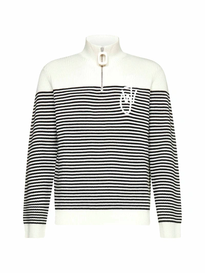 Shop Jw Anderson Sweater In Off White Black