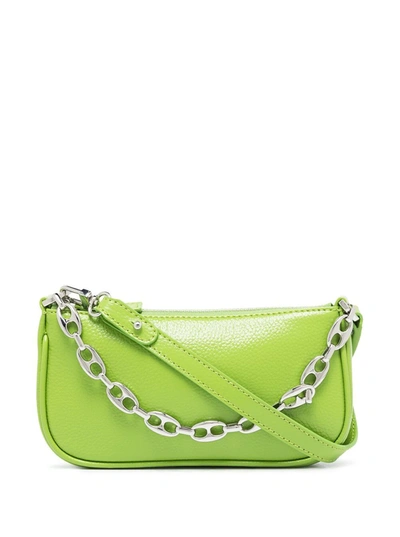 Shop By Far Mini Rachel Green Leather Handbag