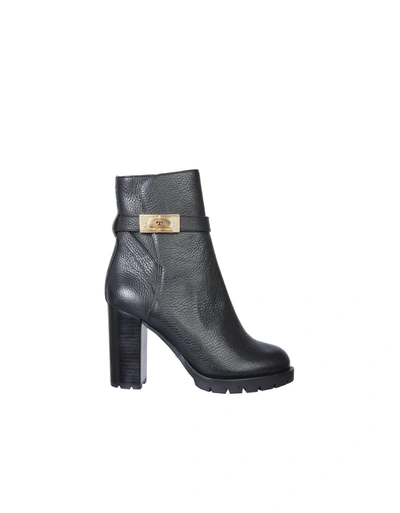 Shop Tory Burch Boots With Logo In Black
