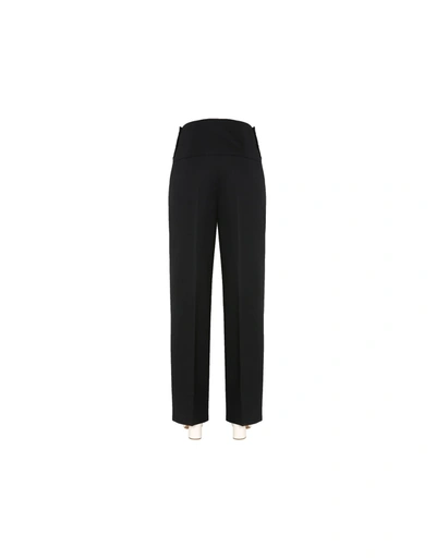 Jil Sander Slim Cut Tailored Trousers In Black