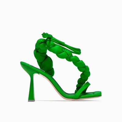 Shop Sebastian Milano Sebastian Sandals H.95 Selp1104 In Green