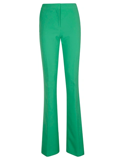 Shop Attico The  Flared Leg Trousers In Emerald