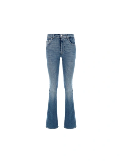 Shop 7 For All Mankind 7for Bootcut Secret Jeans In Light Blue