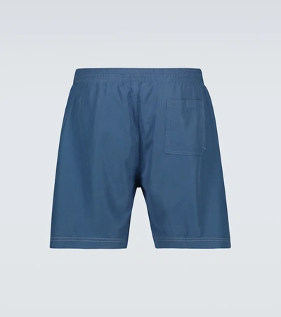 Shop Brunello Cucinelli Swimming Shorts In Azzurro