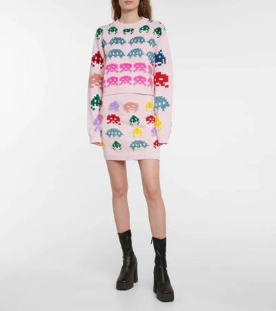 Shop Stella Mccartney Intarsia Sweater In Multicolor