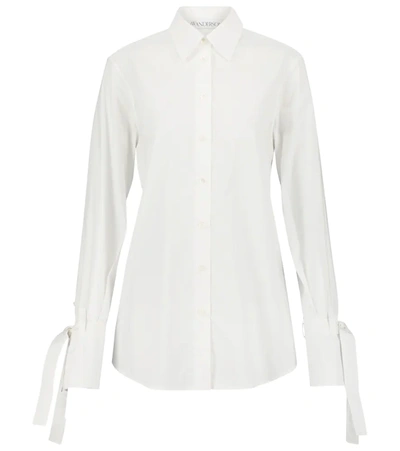 Shop Jw Anderson Cotton Poplin Shirt In White