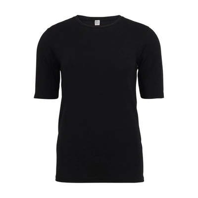 Shop Totême Thin T-shirt In Black