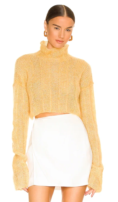 Shop Anna October Maya Sweater In Yellow
