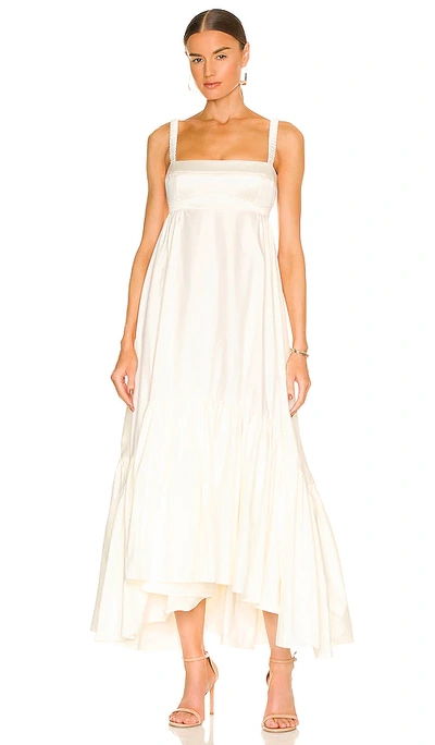 Shop Anna October Dores Dress In Ivory