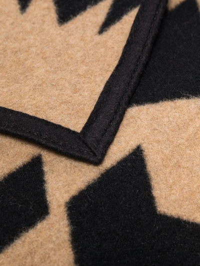 Shop Pendleton Jacquard Wool Blanket In Black