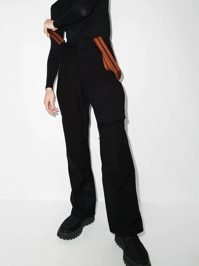 Shop Ermenegildo Zegna Suspender Ski Trousers In Black