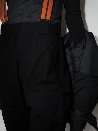 Shop Ermenegildo Zegna Suspender Ski Trousers In Black