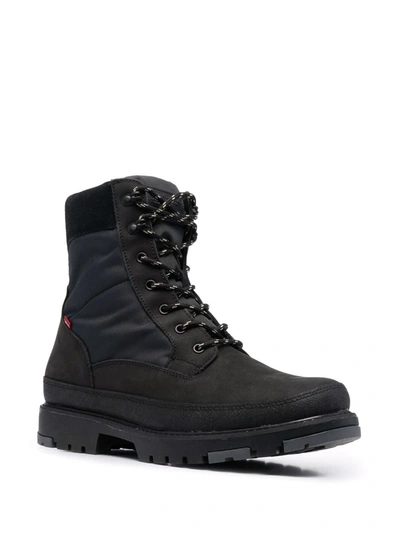 Shop Levi's Torsten Lace-up Boots In Black