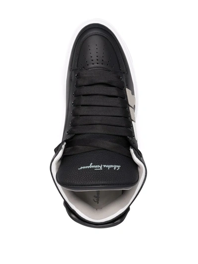 Shop Ferragamo Marvelous Low-top Sneakers In Black