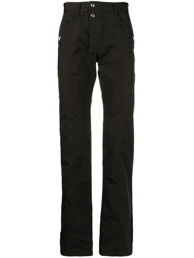 Shop Alyx Slim-fit Zip-detail Trousers In Black