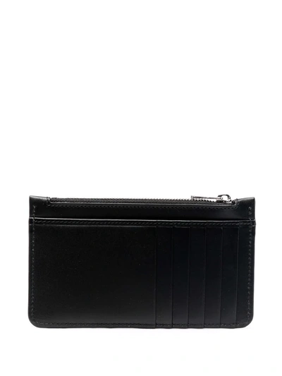 Shop Apc Embossed-logo Wallet In Black