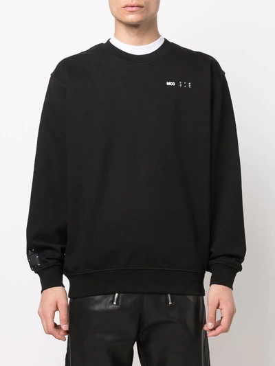 Shop Mcq By Alexander Mcqueen Chest Logo-print Sweatshirt In Black