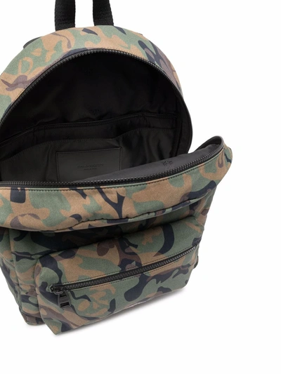 Alexander Mcqueen Logo-print Camouflage Backpack In Green