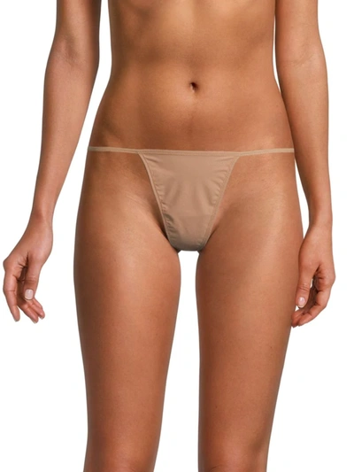 Shop La Perla Women's Invisible G-string Thong In Nude