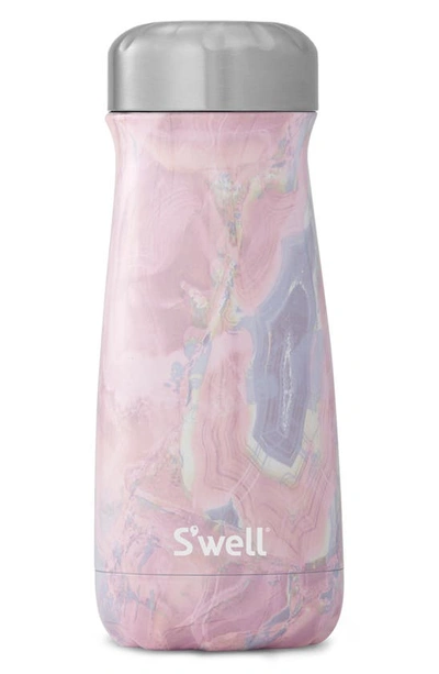 Shop S'well 16-ounce Insulated Traveler Bottle In Geode Rose