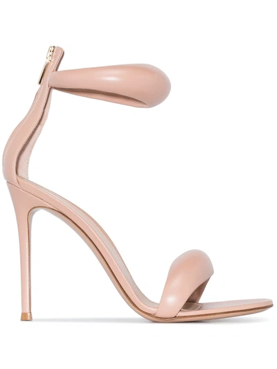 Shop Gianvito Rossi Bijoux 105mm Padded Sandals In Pink