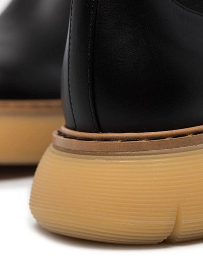 Shop Khaite Bleecker Leather Ankle Boots In Schwarz