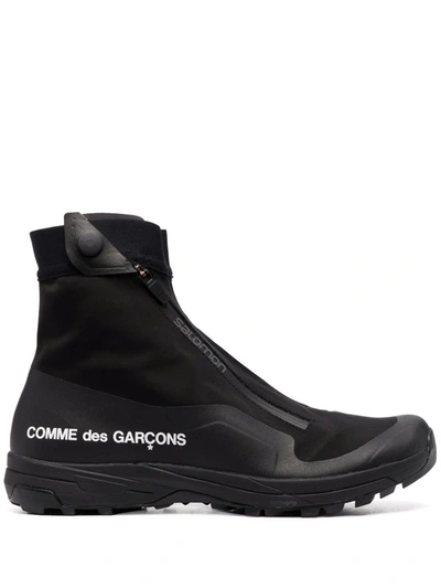 Comme Des Garcons Salomon X Cdg Sneakers In Black