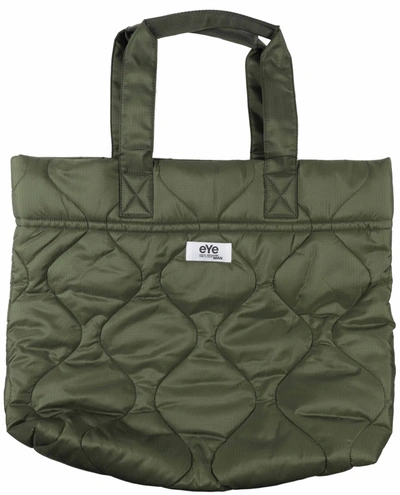 Shop Junya Watanabe Logo Patch Tote Bag In Green