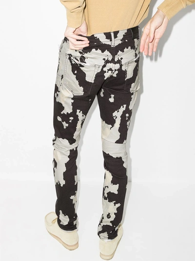 Shop Purple Brand Rorschach Printed Skinny Jeans In Grau