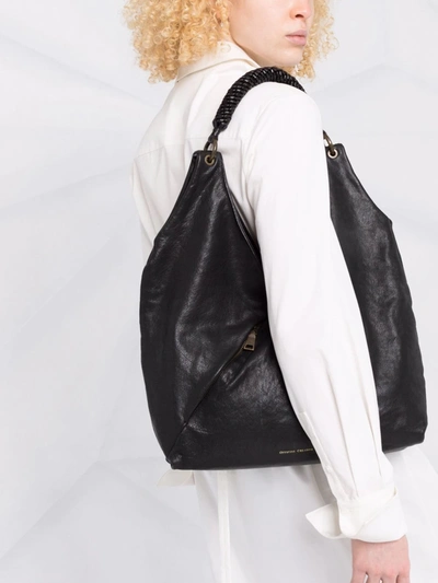 Shop Officine Creative Nolita Woven Tote Bag In Schwarz
