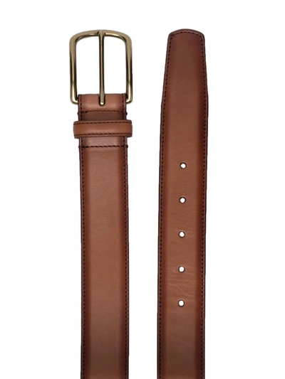 Officine Creative Oc Strip 04 Belt In Braun