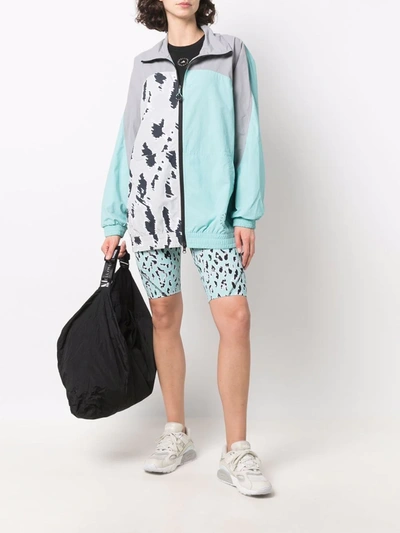 Shop Adidas By Stella Mccartney Daydream Zipped-up Jacket In Grau
